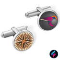 GEMELLI POLSO PERSONALIZZATI GIACCA CAMICIA ROTONDI