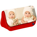 Astucco personalizzato portapenne con foto e scritta colore rosso