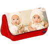 Astucco personalizzato portapenne con foto e scritta colore rosso