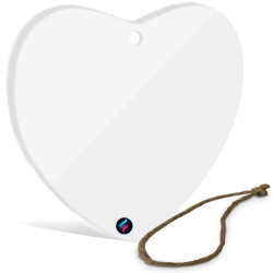 Tagliere personalizzato in ceramica a forma di cuore Heart Slider