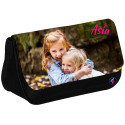 Astuccio personalizzato con foto e scritte in colore nero o rosso
