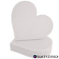 Sottobicchiere in feltro personalizzato a cuore Soft Heart