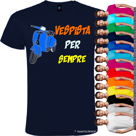 Maglietta personalizzata vespista per sempre vespa 50 special