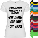 Maglietta personalizzata donna momenti della mia giornata