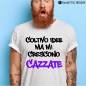 Maglietta personalizzata da uomo coltivatore crescono cazzate