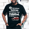 T-shirt personalizzata da uomo vecchietto con Panda
