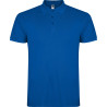 Polo personalizzata uomo mezza manica in cotone Classic Man colore blu royal