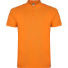 Polo personalizzata uomo mezza manica in cotone Classic Man colore arancio