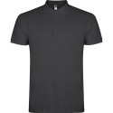 Polo personalizzata uomo mezza manica in cotone Classic Man colore piombo scuro