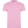 Polo personalizzata uomo mezza manica in cotone Classic Man colore rosa chiaro