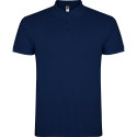 Polo personalizzata uomo mezza manica in cotone Classic Man colore blu navy