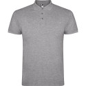 Polo personalizzata uomo mezza manica in cotone Classic Man colore grigio