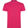 Polo personalizzata uomo mezza manica in cotone Classic Man rosa fucsia
