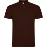 Polo personalizzata uomo mezza manica in cotone Classic Man cioccolato