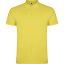 Polo personalizzata uomo mezza manica in cotone Classic Man giallo mais