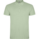 Polo personalizzata uomo mezza manica in cotone Classic Man verde mist