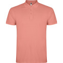 Polo personalizzata uomo mezza manica in cotone Classic Man arancione clay