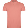 Polo personalizzata uomo mezza manica in cotone Classic Man arancione clay