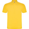 Polo personalizzata mezza manica in cotone piquè Astra colore giallo