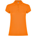Polo personalizzata donna mezza manica in cotone Classic woman colore arancio