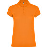 Polo personalizzata donna mezza manica in cotone Classic woman colore arancio