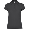 Polo personalizzata donna mezza manica in cotone Classic woman colore piombo scuro