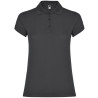 Polo personalizzata donna mezza manica in cotone Classic woman colore piombo scuro