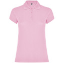 Polo personalizzata donna mezza manica in cotone Classic woman colore rosa