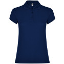 Polo personalizzata donna mezza manica in cotone Classic woman colore blu navy