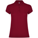 Polo personalizzata donna mezza manica in cotone Classic woman colore granata