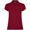 Polo personalizzata donna mezza manica in cotone Classic woman colore granata