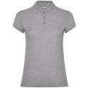 Polo personalizzata donna mezza manica in cotone Classic woman colore grigio