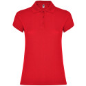 Polo personalizzata donna mezza manica in cotone Classic woman colore rosso