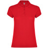 Polo personalizzata donna mezza manica in cotone Classic woman colore rosso