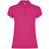 Polo personalizzata donna mezza manica in cotone Classic woman colore rosa fucsia