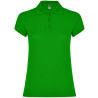 Polo personalizzata donna mezza manica in cotone Classic woman colore verde prato