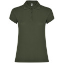 Polo personalizzata donna mezza manica in cotone Classic woman colore verde avventura