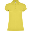 Polo personalizzata donna mezza manica in cotone Classic woman colore giallo mais