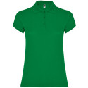Polo personalizzata donna mezza manica in cotone Classic woman colore verde tropicale