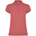 Polo personalizzata donna mezza manica in cotone Classic woman colore rosa crisantemo