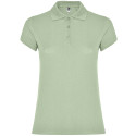 Polo personalizzata donna mezza manica in cotone Classic woman colore verde mist