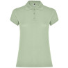 Polo personalizzata donna mezza manica in cotone Classic woman colore verde mist