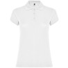 Polo personalizzata donna mezza manica in cotone Classic woman colore bianco