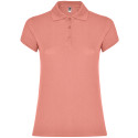 Polo personalizzata donna mezza manica in cotone Classic woman colore arancione clay