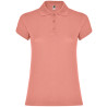 Polo personalizzata donna mezza manica in cotone Classic woman colore arancione clay