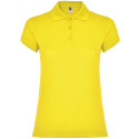 Polo personalizzata donna mezza manica in cotone Classic woman colore giallo