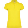 Polo personalizzata donna mezza manica in cotone Classic woman colore giallo