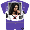 Orologio da tavolo personalizzato squadra calcio Fiorentina viola