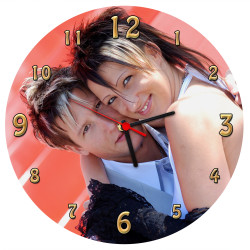Orologio da muro personalizzato con foto San Valentino