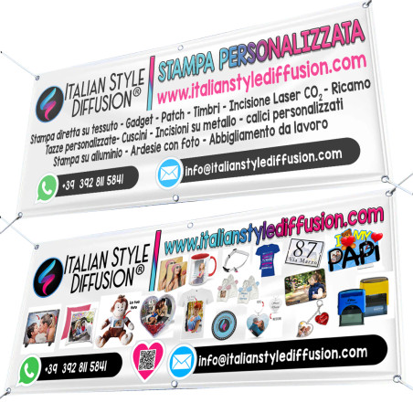 Banner personalizzato striscione personalizzato in pvc